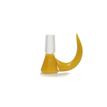 Phoenix Star - Flower Bowl, Plain Coloured Horn Handle with Filter Screen, 18mm Joint