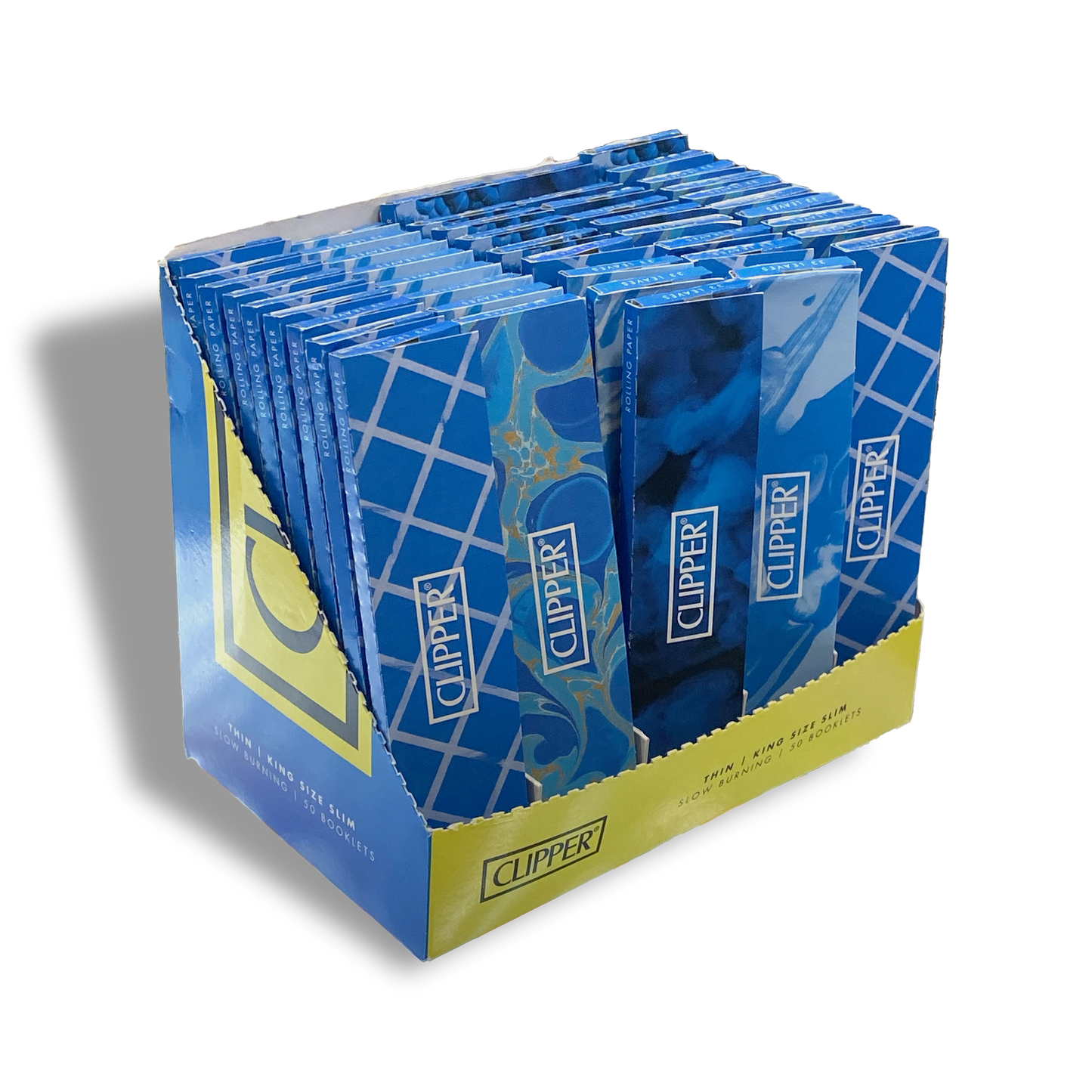 Clipper - Blue, King Size Slim Papers