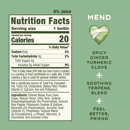 THH - Mend Nutrition Facts