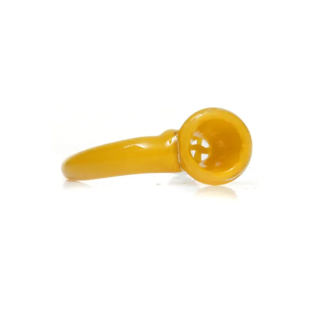 Phoenix Star - Flower Bowl, Plain Coloured Horn Handle with Filter Screen, 14mm Joint