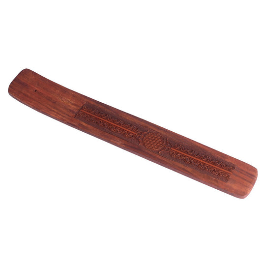 Holistic - Incense Holder, Carved Wood