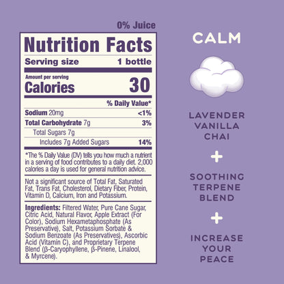 THH - Calm Nutrition Facts