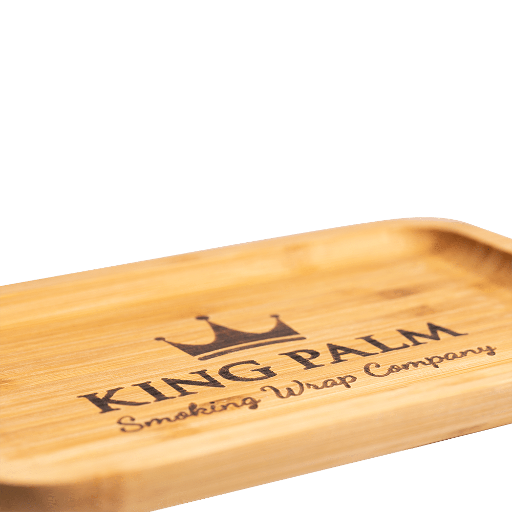 King Palm - Rolling Tray, Bamboo, Medium