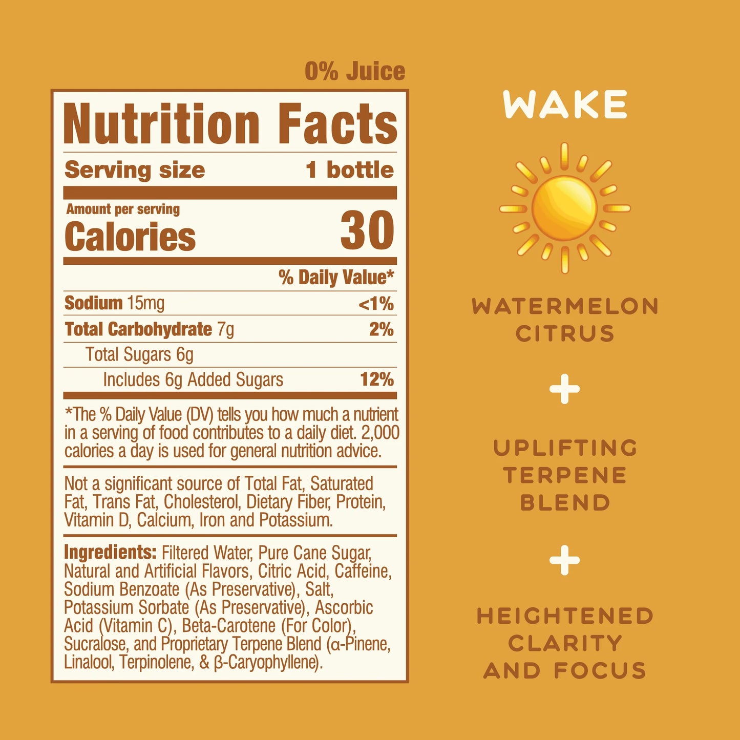 THH - Wake Nutrition Facts