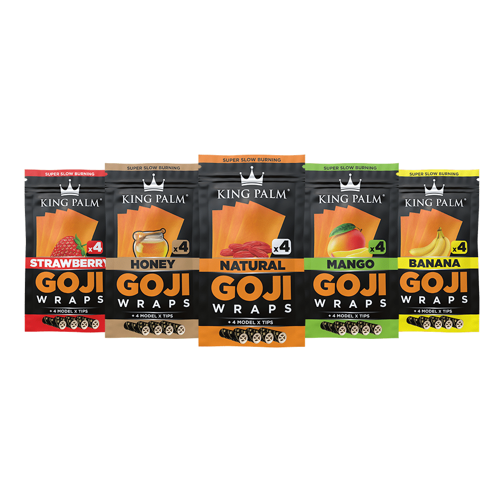 King Palm - Goji Wraps, 4pk