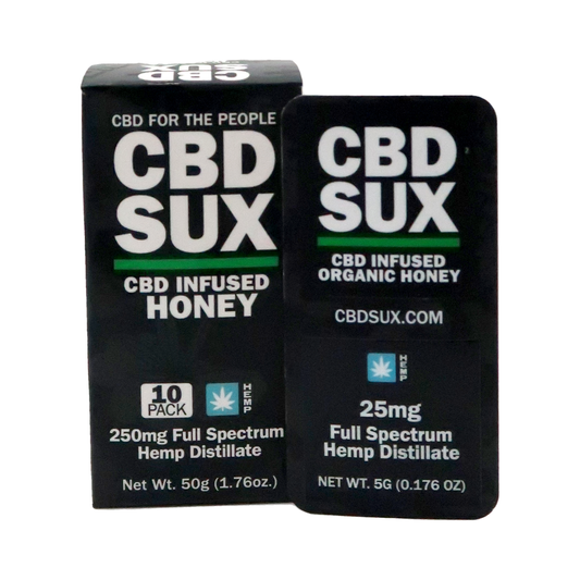 CBD SUX - CBD Infused Honey (10-pack)