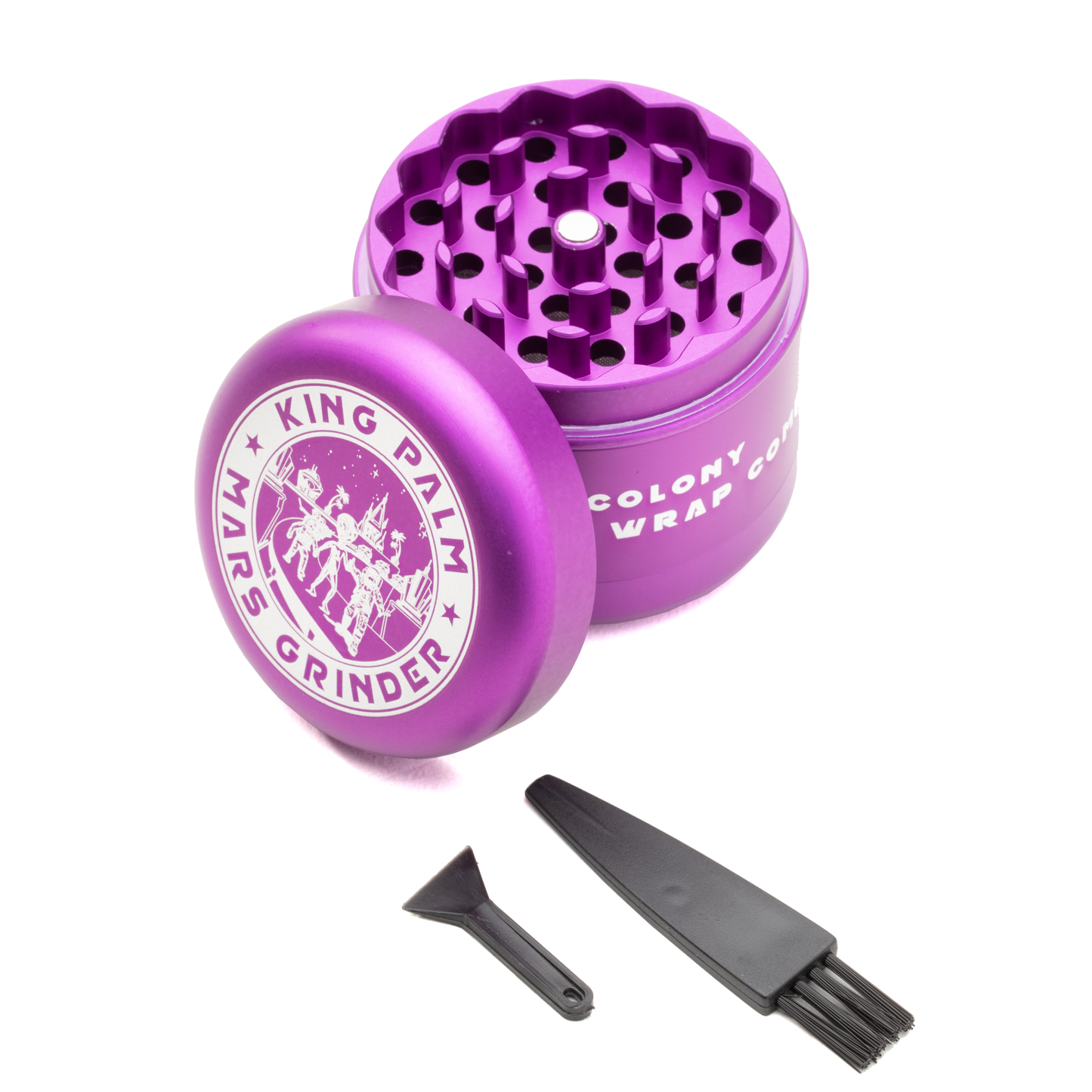 King Palm - Mars Grinder, 4 Pc