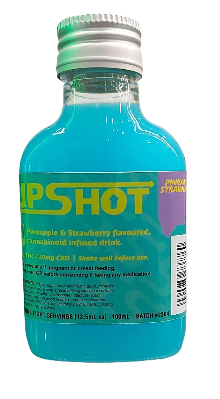 Upshots - Cannabis Infused Flavoured Water, 100mL, 20:40