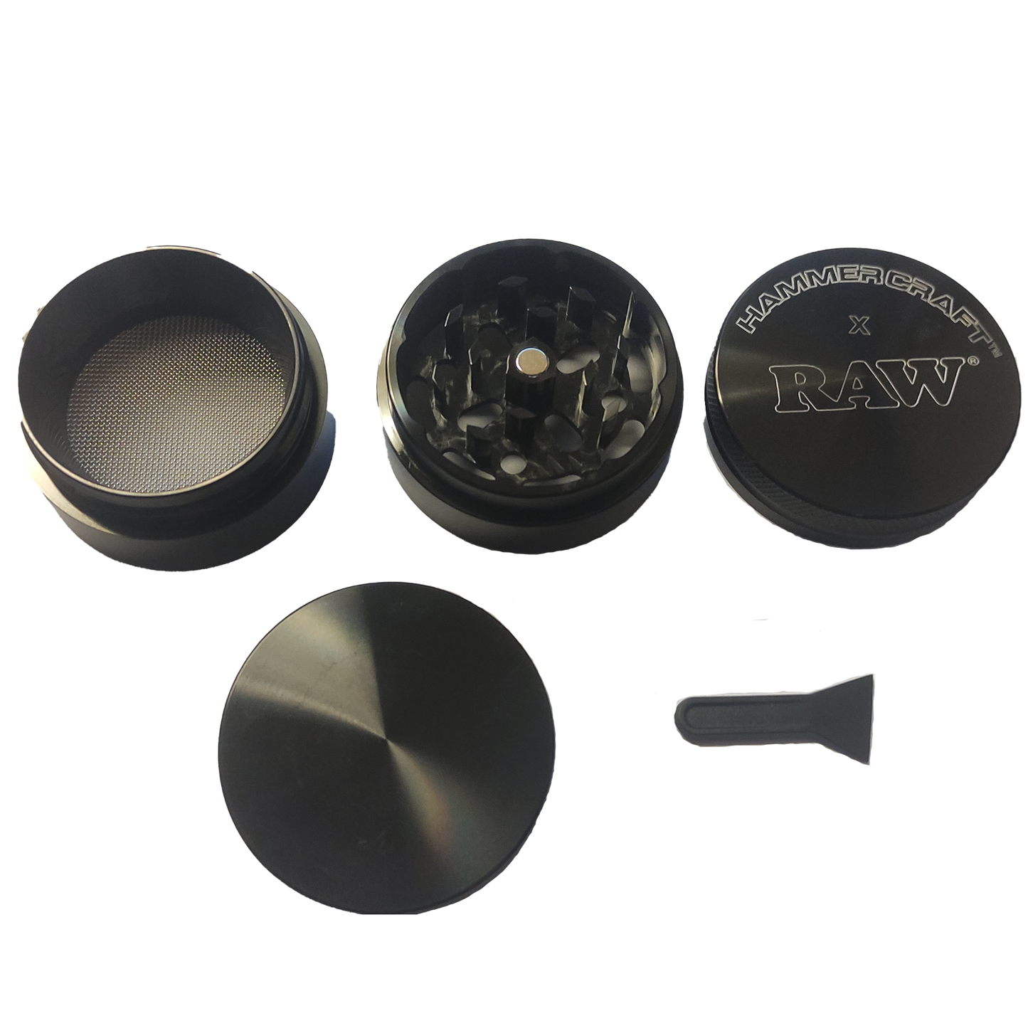 RAW - 55mm Hammer Craft Grinder, 4 pc