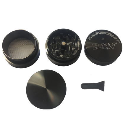 RAW - 63mm Hammer Craft Grinder, 4 pc