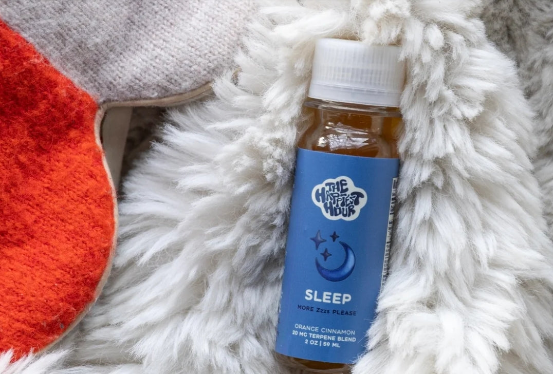 THH - Sleep Terpene Drink on White, Fluffy background