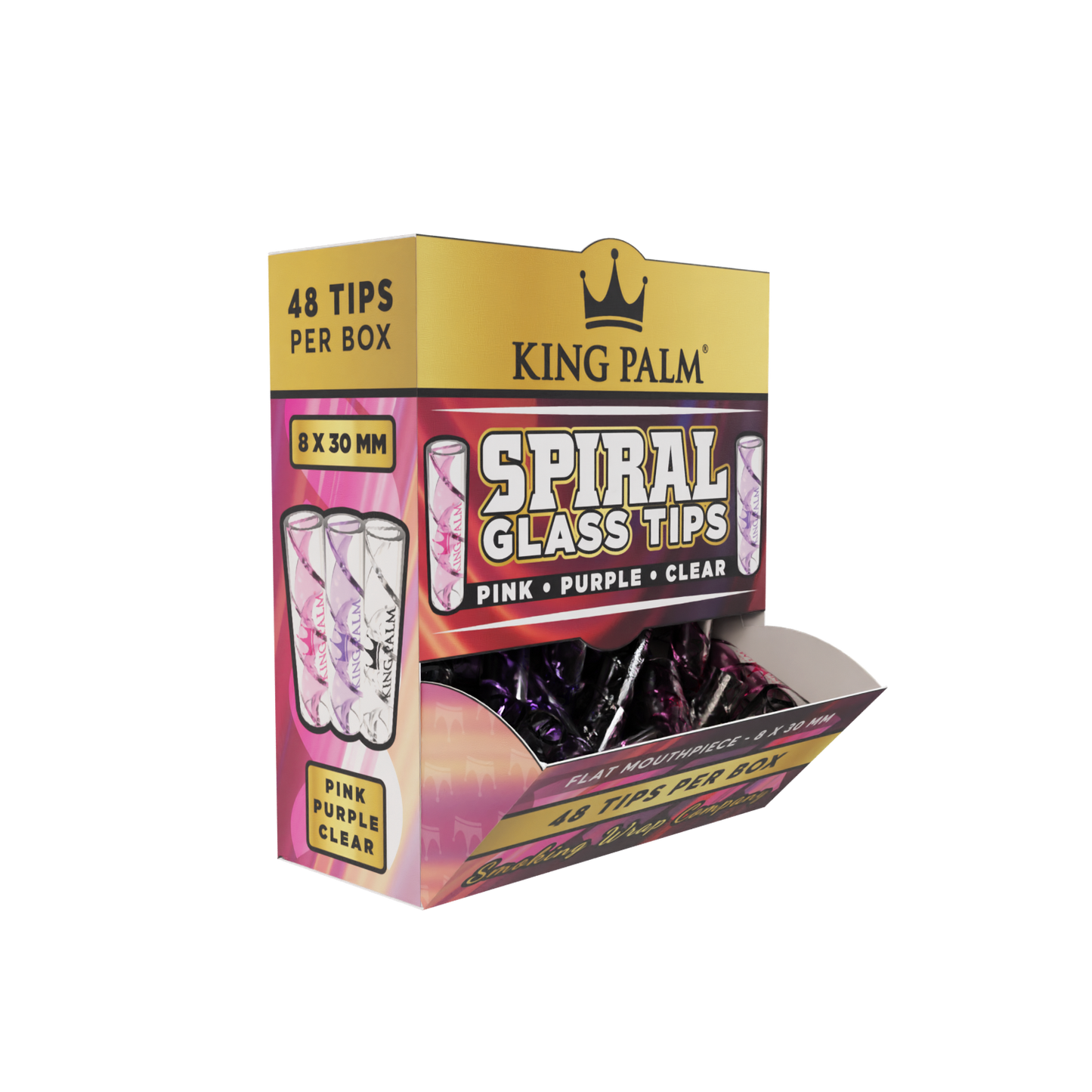 King Palm - Spiral Glass Tip