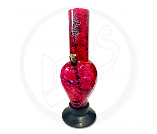 LOUD - Acrylic Waterpipe, 30cm, Alien, Swirls