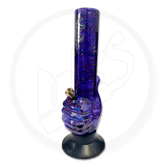 LOUD - Acrylic Waterpipe, 30cm, Thumbs Up, Swirls