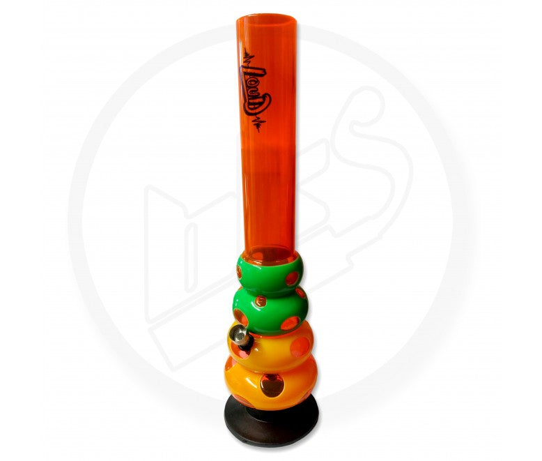 LOUD - Acrylic Waterpipe, 40cm, Beehive, Polka Dot