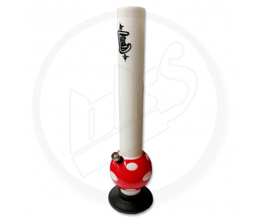 LOUD - Acrylic Waterpipe, 40cm, Bubble Base, Polka Dot