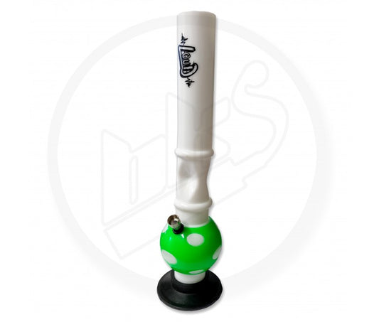 LOUD - Acrylic Waterpipe, 40cm, Bubble w/ Ice Twist, Polka Dot