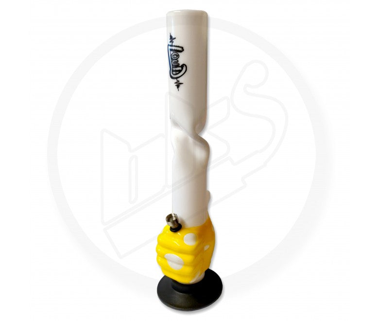 LOUD - Acrylic Waterpipe, 40cm, Thumbs Up w/ Ice Twist, Polka Dot