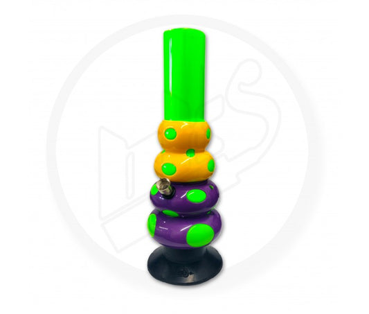 LOUD - Acrylic Waterpipe, 30cm, Beehive, Polka Dot