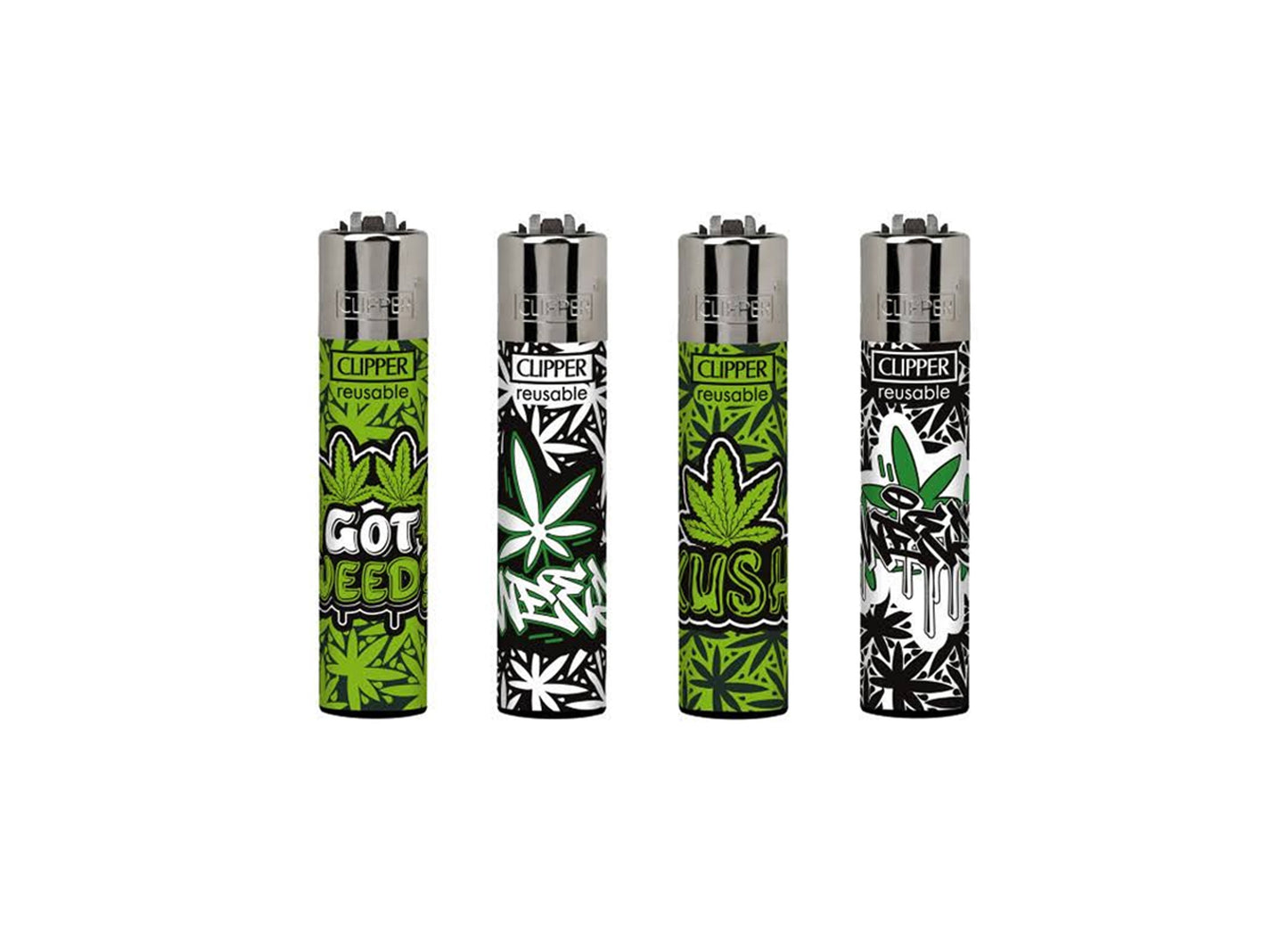 Clipper - Lighter (Cannabis Related Designs)