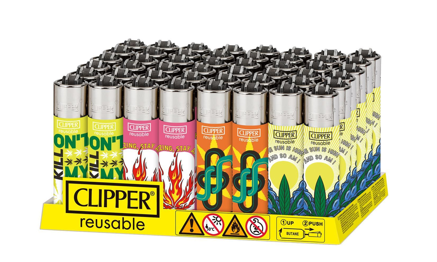 Clipper - Lighter (Cannabis Related Designs)