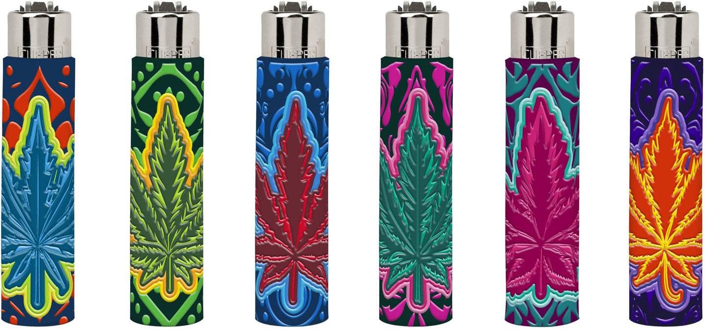 Clipper - Covered Lighter, Silicone Popped Art