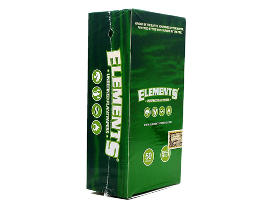 Elements - Green, Single Wide Papers