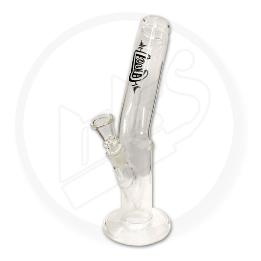 LOUD - Glass Waterpipe with Ice Kink, 33cm