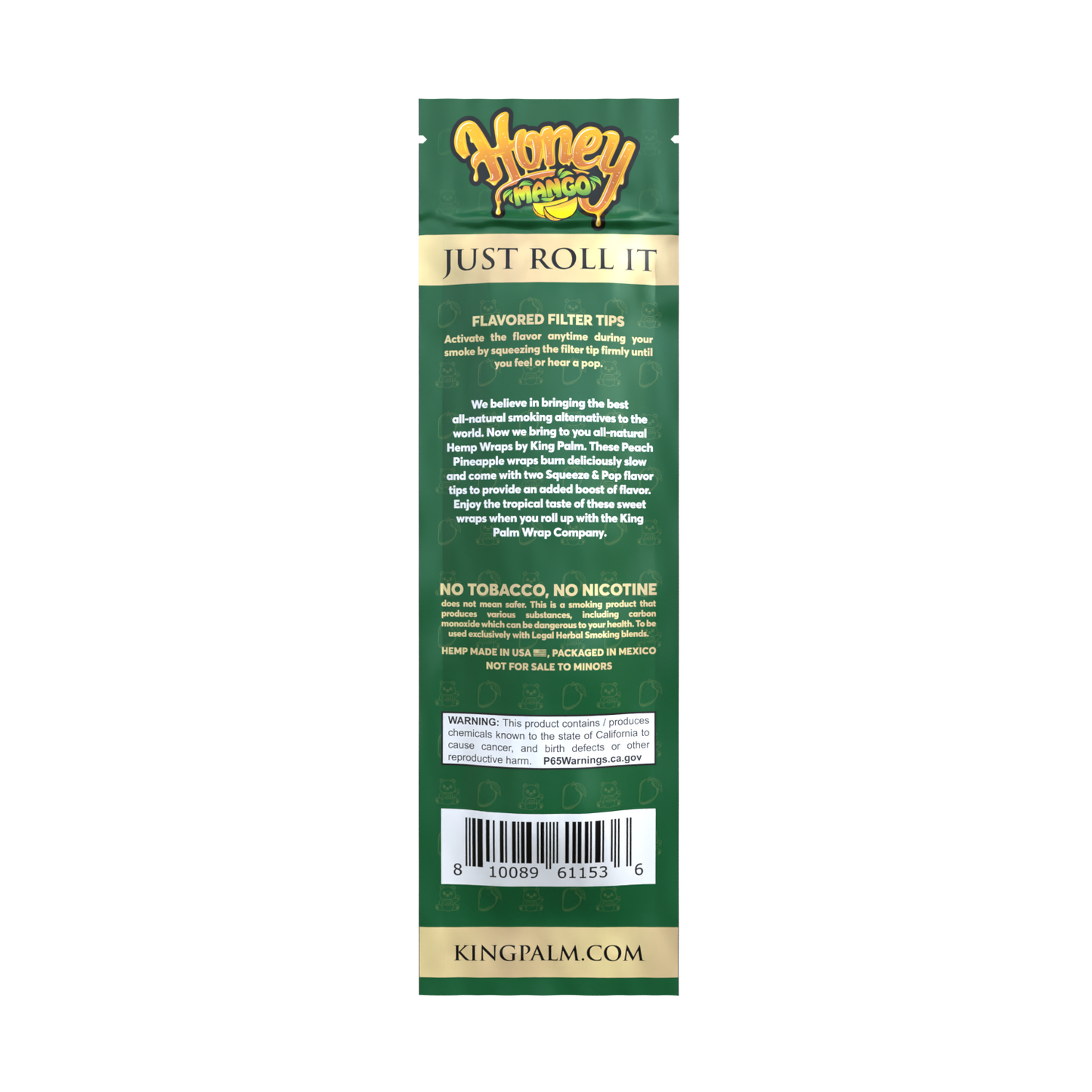 King Palm - Hemp Wraps, 2pk