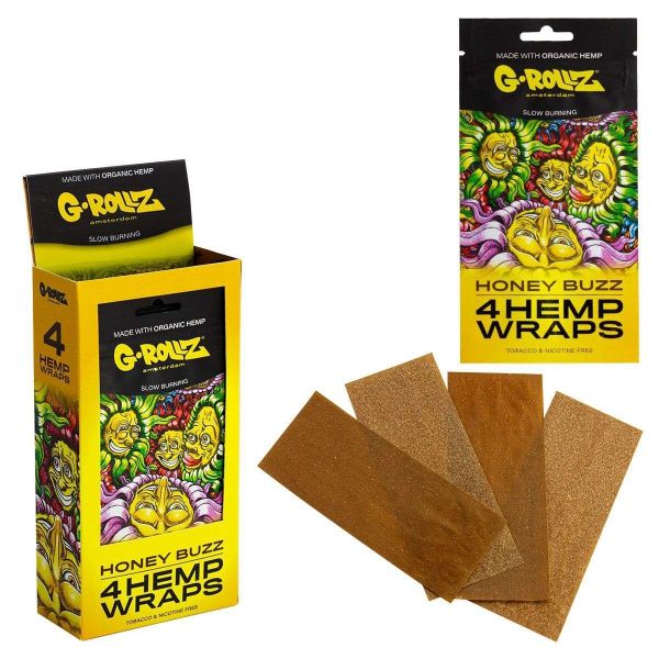 G-Rollz - Loose Hemp Wraps, 4-pk (Various Flavours)