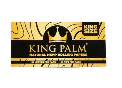 King Palm - King Size, Hemp Rolling Papers & Tips