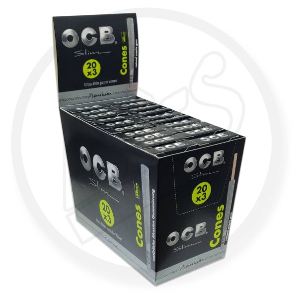 OCB - Black, Kingsize Cones, 109mm (Premium)