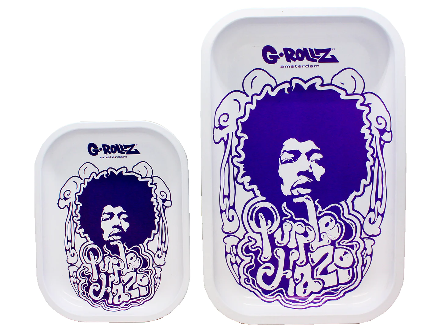 G-Rollz - Rolling Tray, 'Purple Haze Jimi'