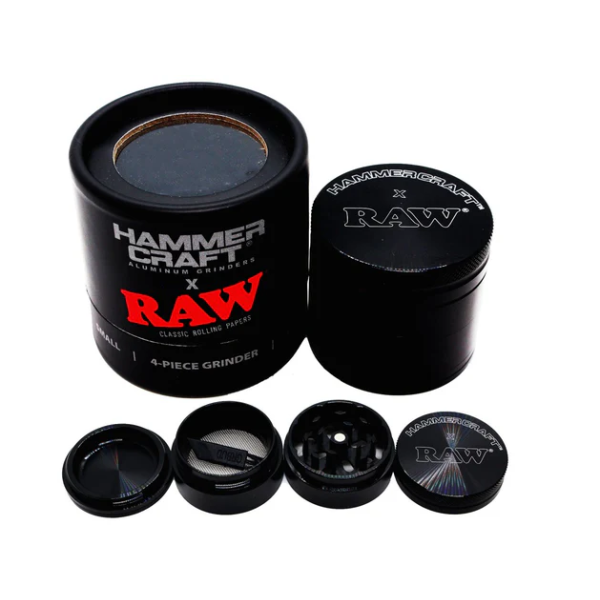 RAW - 50mm Hammer Craft Grinder, 4 pc