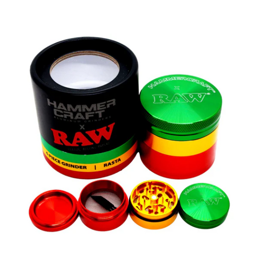 RAW - 50mm Hammer Craft Grinder, 4 pc