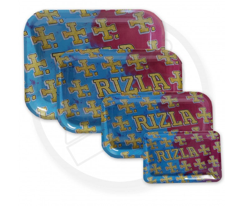 RIZLA - Metal Rolling Tray - Multi-colour