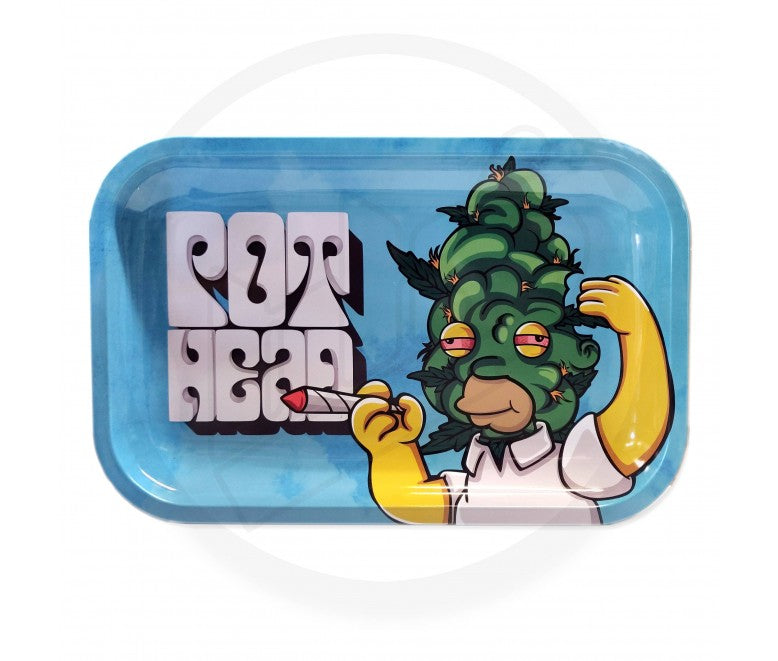 Smoke Arsenal - Rolling Tray, Medium - Pot Head