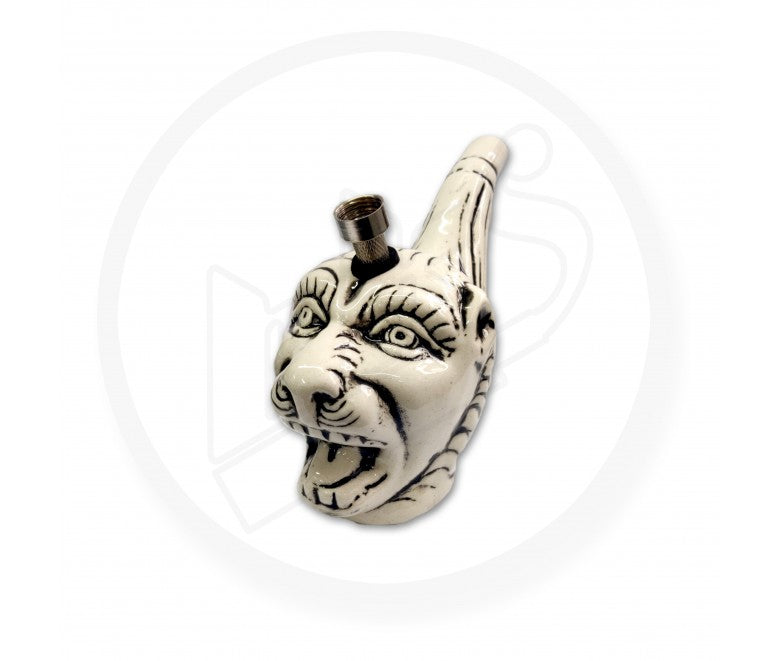 Ceramic Waterpipe - 12cm, Ceramic Head