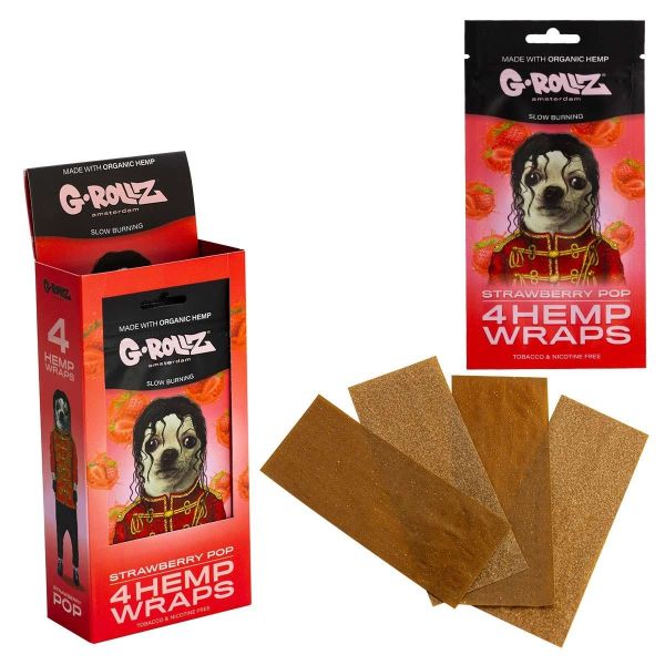 G-Rollz - Loose Hemp Wraps, 4-pk (Various Flavours)