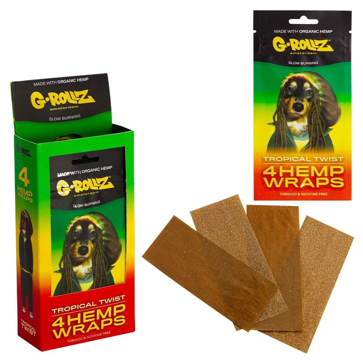 G-Rollz - Loose Hemp Wraps, 4-pk (Various Flavours)