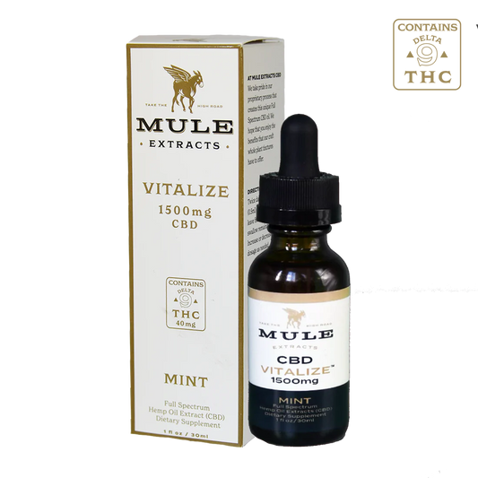 Mule Extracts - Drops, Vitalize (Mint) CBD/THC