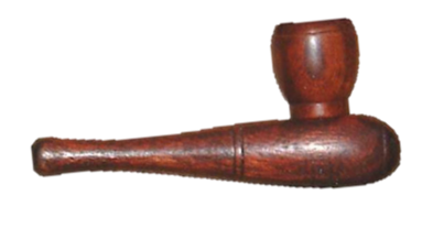 Wooden Pipe - 8cm (W461)