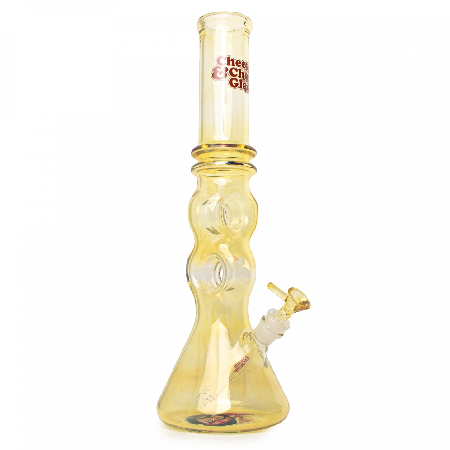 Cheech & Chong - Glass Waterpipe, 38cm, Donut - Don't Bug Me