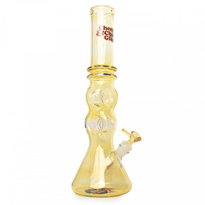 Cheech & Chong - Glass Waterpipe, 38cm, Donut - Don't Bug Me