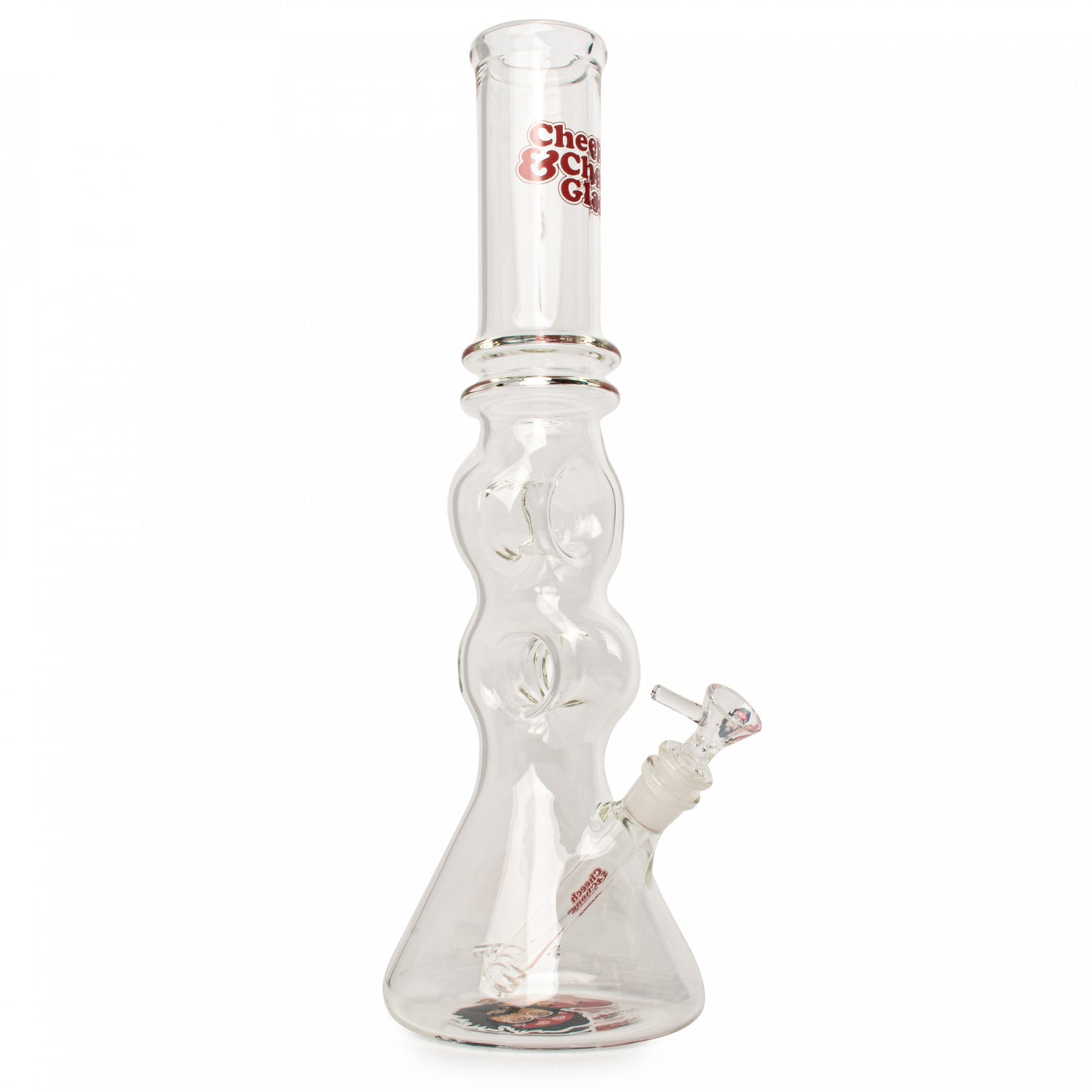 Cheech & Chong - Glass Waterpipe, 38cm, Donut - Don't Bug Me