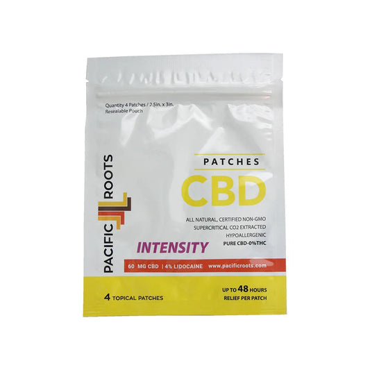 Pacific Roots - Intensity Transdermal CBD Patch (60mg, THC Free, 4pack)