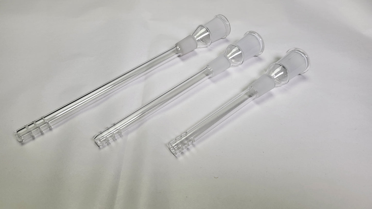 Downstem - Glass 14mm (Male) with 18mm (Female) Drop-in