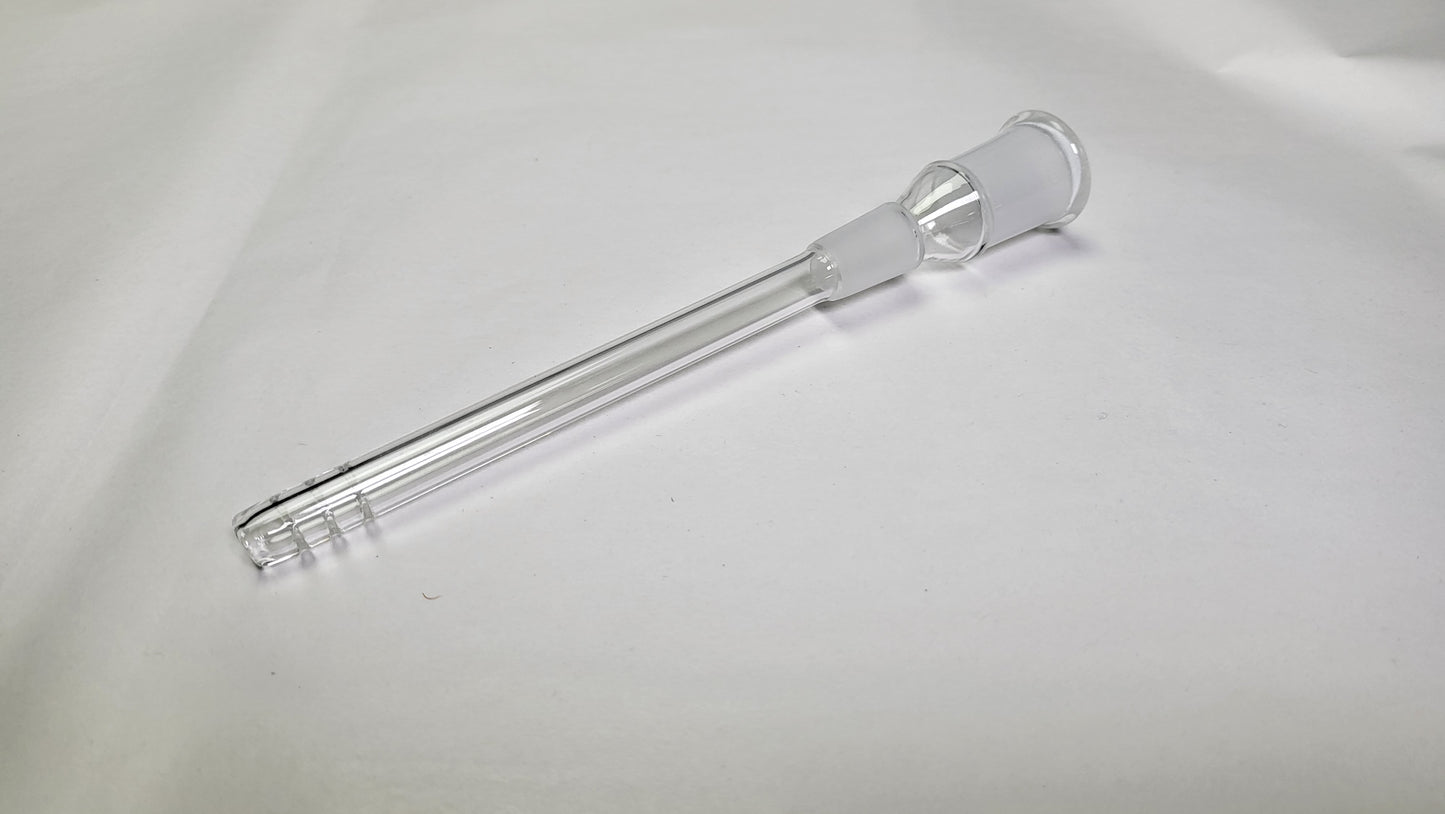 Downstem - Glass 14mm (Male) with 18mm (Female) Drop-in