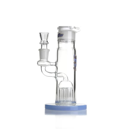 Phoenix Star - Glass Waterpipe, 38cm Straight, 8 Tree Percolator with Freezable Coil