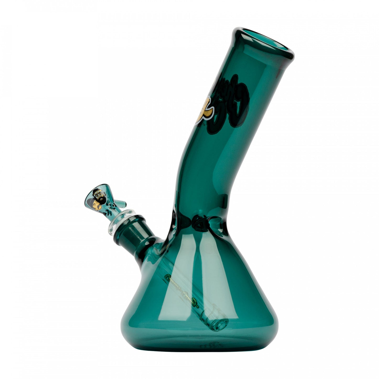 Cheech & Chong - Glass Waterpipe, 23cm, Leaner - Low Rider Chillax